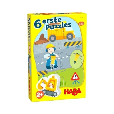Afbeelding van Haba 6 eerste puzzels Bouwterrein