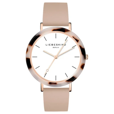 Afbeelding van Liebeskind Berlin Horloge, Dames, Maat: One Size, Taupe