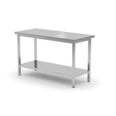 Afbeelding van Centrale Werktafel met een Schap Budget Line Geschroefd Diepte: 600 Mm HENDI 1000x600x(H)850mm 817162 Horeca &amp; Professioneel