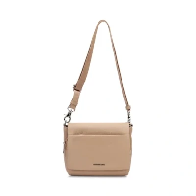 Afbeelding van MANDARINA DUCK Leren schoudertas Mellow Leather Crossover Bag Warm Taupe