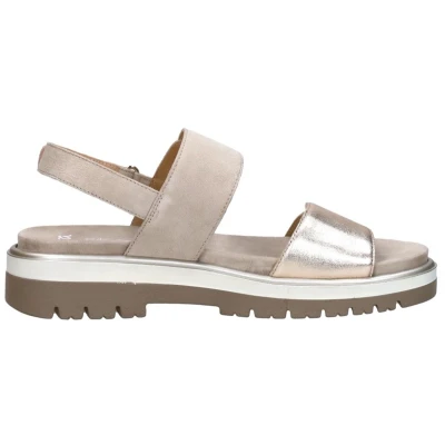 Afbeelding van Ara Malaga S Sandalen Plat Beige Maat 41