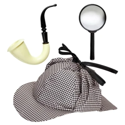 Afbeelding van WIDMANN DETECTIVE (hoed, pijp, magnifyinglens)