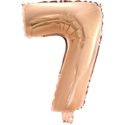 Afbeelding van Ballon folie 7 rose goud 40cm