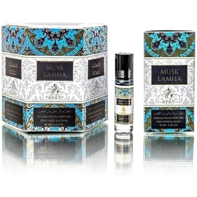 Afbeelding van AYAT PERFUMES 6 x ml Geurolie voor mannen en vrouwen Langdurig comfortabel (Musk Lamha)