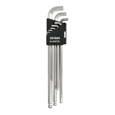 Afbeelding van SW Stahl 04210SB Haakse schroevendraaierset 1,5, 2, 2,5, 3, 4, 5, 6, 8, 10, 1.5, 2.5 Magnetisch Chroom vanadium staal 9