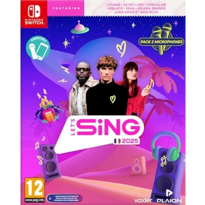 Afbeelding van Koch Media Let&#039;s Sing 2025 + 2 Micro Uk/fr Switch (french Songs)