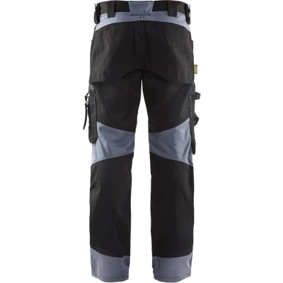 Afbeelding van Blaklader Werkbroek 1556 zwart/grijs maat C44