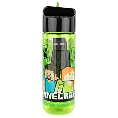 Afbeelding van p:os Minecraft drinkfles: ca. 540 ml, Tritan, PP