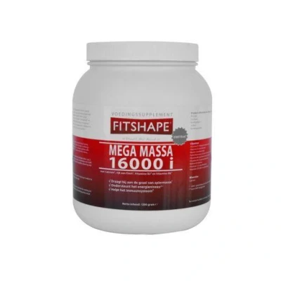 Afbeelding van Fitshape Mega Massa 16000 i Vanille 1,2 kg