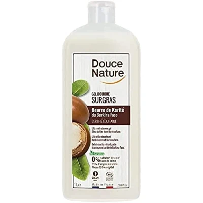Afbeelding van Douce Nature Voedende overvette douchecrème met biologische shea olie