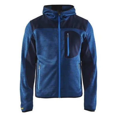 Image de Veste tricotée à capuche bleu foncé Blåkläder