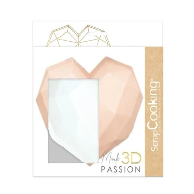 Afbeelding van ScrapCooking 3D Siliconen Mal Hart 17,5cm