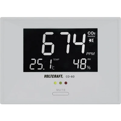 Afbeelding van VOLTCRAFT CO2 60 Kooldioxidemeter 0 3000 ppm