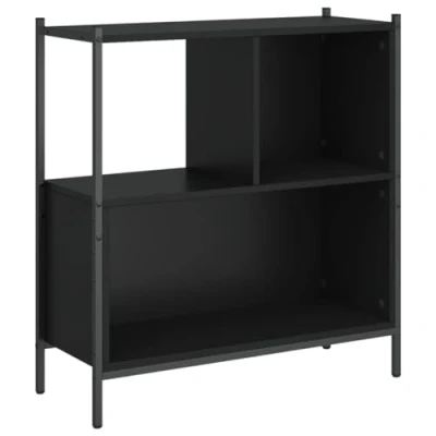 Image de vidaXL Bibliothèque noir 72x28x77,5 cm bois d&#039;ingénierie838878