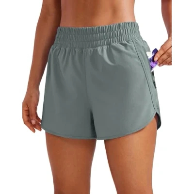 Afbeelding van CRZ YOGA Hardloopshorts voor dames, dolfijn, hoge taille, sneldrogend