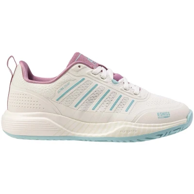 Afbeelding van K SWISS Ultra Padelschoenen, Dames, Maat: 39, White lilas pastel turquoise Textiel