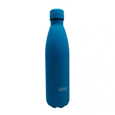 Afbeelding van Nerthus Drinkfles Vacuüm 750ml Blauw (warm En Koud)