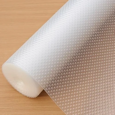 Afbeelding van Lademat 44,5 cm x 300 Kastpapier Ladevoering Eva Waterdicht niet klevend ondertapijt voor keukenkasten Plankkast (transparant/punt)
