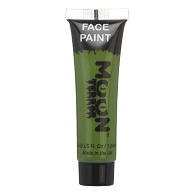 Afbeelding van Moon Terror Halloween schmink voor gezicht en lichaam, SFX make up, speciale effecten zombiegroen, 12 ml