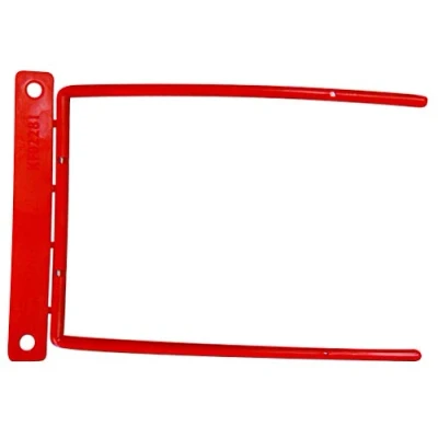 Afbeelding van Q CONNECT archiefbinder D clip, doos van 100 stuks, rood archiefbinders