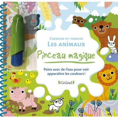 Image de Pinceau magique Cherche et trouve les animaux