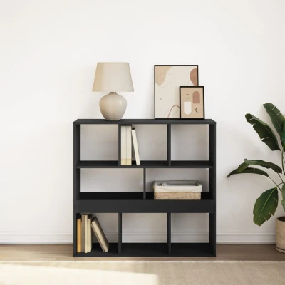 Afbeelding van vidaXL Boekenkast/kamerscherm 100x33x94,5 cm zwart