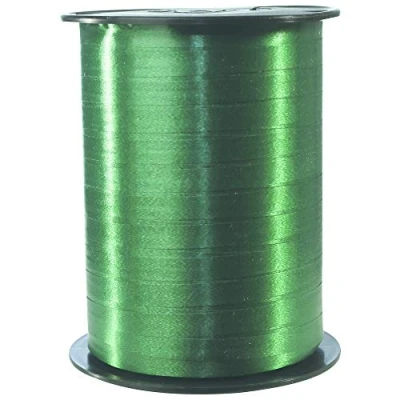 Afbeelding van Clairefontaine 601774C een spoel glad bolduc lint 500 m x 0,7 cm flessengroen decoratief cadeau lint, doe het zelf, geschenkverpakking