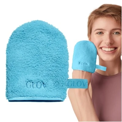 Afbeelding van Glov Hydro Demaquillage On The Go ( Bouncy Blue ) Travel Makeup Remover Gloves 1.0ks
