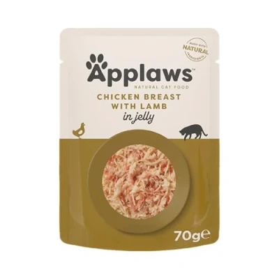 Afbeelding van Applaws Cat Chicken Breast &amp; Lamb in Jelly 16 x 70 g