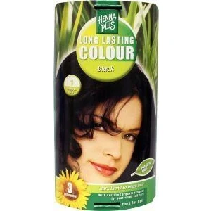 Afbeelding van Hennaplus Long Lasting Colour 1 Black 100ml