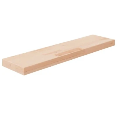 Afbeelding van Plank 80x20x4 cm onbehandeld massief eikenhout