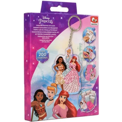 Afbeelding van Disney Princess Diamond painting sleutelhanger assorti