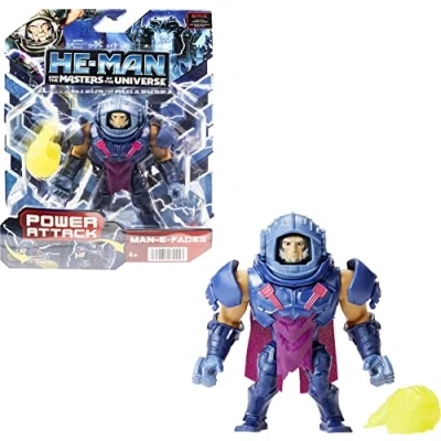 Afbeelding van Masters of the Universe Man E Faces Mattel Power Attack Actiefiguur