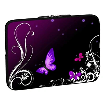 Image de PEDEA Design Housse d&#039;ordinateur portable 15.6&quot; papillon violet