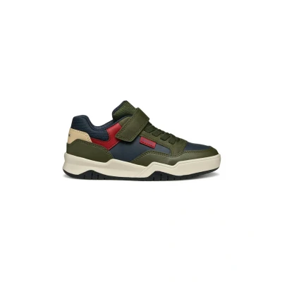 Afbeelding van Geox J Perth Sneakers laag voor kinderen, Maat: 33, Military navy Schoenen