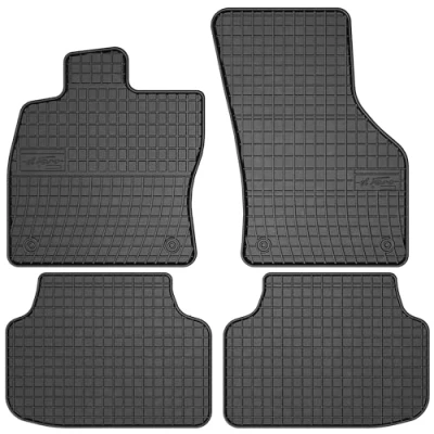Afbeelding van M MOTOS Rubberen vloermatten voor Skoda Octavia III 2012 2020, verbeter je reiscomfort met de zwarte antislip automat alle weersomstandigheden, bescherming tegen vuil.