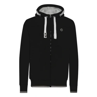 Afbeelding van Solid Sdbenjaminzip Sweater met rits, Heren, Maat: XL, Black pil