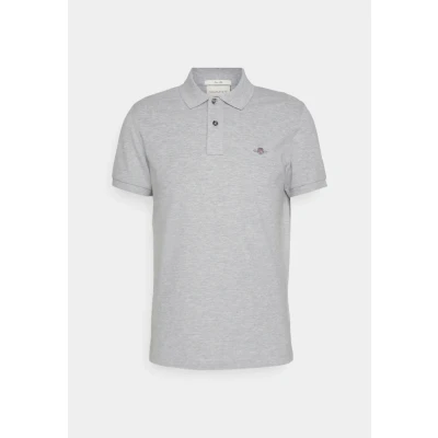 Afbeelding van GANT SLIM Shield Poloshirt, Heren, Maat: Small, Grey