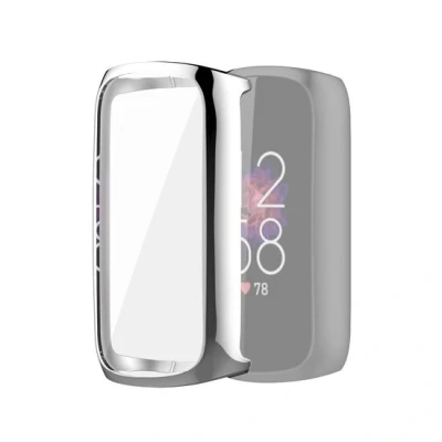 Afbeelding van Fitbit Luxe TPU case (volledig beschermd) Zilver Optimale bescherming voor jouw