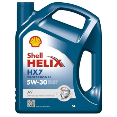 Afbeelding van Shell Helix HX7 Professional AV 5W 30 5L Motorolie 550046292 VOLKSWAGEN: Golf 7, 5, Polo IV Hatchback, AUDI: A3 Sportback, Hatchback