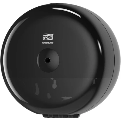 Afbeelding van Tork smartone mini toilet roll dispenser elevation, zwart (681008)