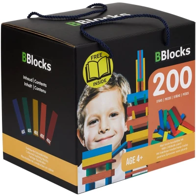 Afbeelding van BBlocks Bouwplankjes Kleur, 200dlg.