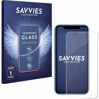 Afbeelding van Savvies Glas Screenprotector voor Apple iPhone XR / 11 Gehard Beschermglas 9H