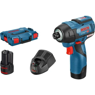 Image de BOSCH GDR 12 V 110 clé à chocs sans fil en L Boxx 102 (2x 3.0Ah batterie + chargeur) 06019E0005