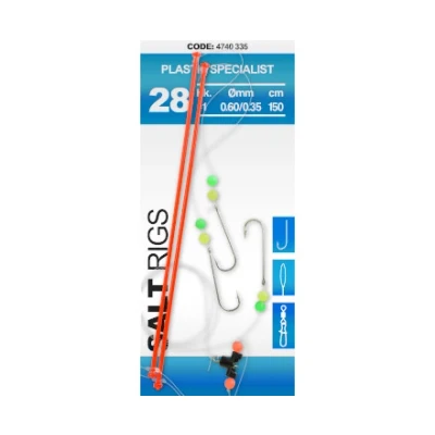 Afbeelding van Spro Salt Rig 28 Plastic Specialist #4 Zeevis onderlijn