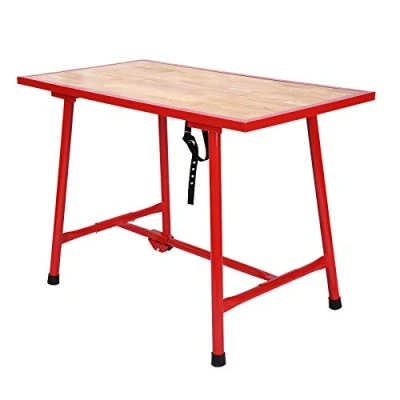 Afbeelding van WilTec Werkbank, inklapbaar, werkplaats, montageoppervlak, 120 x 62,5 cm, werktafel, hout