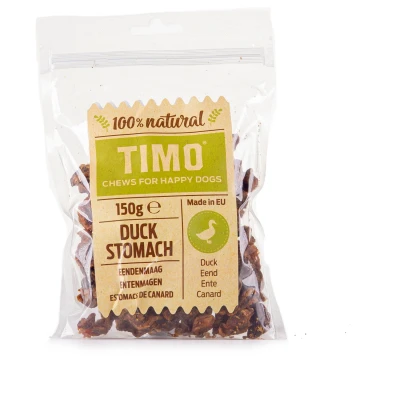 Afbeelding van Timo Eendenmaagjes Hondensnacks Eend 150 g