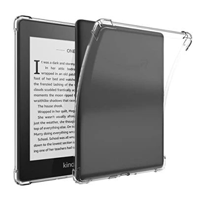 Afbeelding van Zcooooool Hoesje voor 6 inch Kindle Paperwhite 10e generatie 2018 (model nr. PQ94WIF) witte papieren hoes met versterkte hoeken