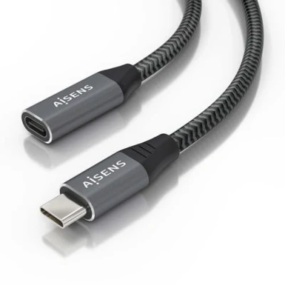 Afbeelding van Verlengkabel USB Aisens A107 0636 Grijs 2 m (1 Stuks)