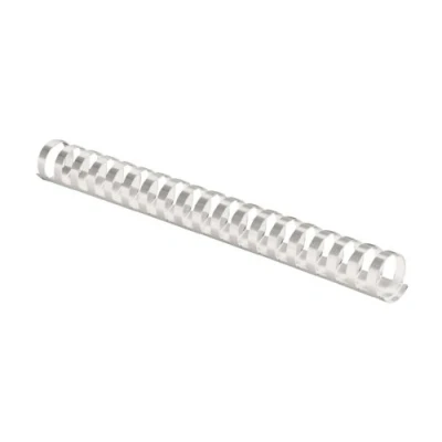 Afbeelding van Fellowes Plastic Bindruggen Rond 14mm Wit (25 stuks)